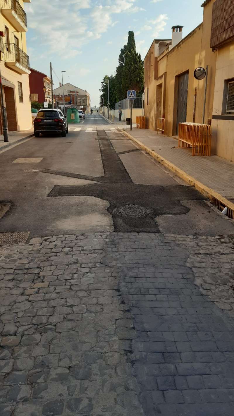 La calle Macarella donde se ha realizado la actuacin. EPDA